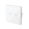 LogiLink WiFi Smart EU šviesos jungiklis, 2-jų mygtukų, Tuya suderinamas, baltas