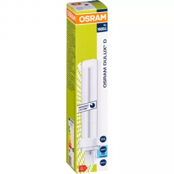 Osram DULUX D 26W/865 G24d-3 kompaktiška fluorescencinė lempa, dienos šviesos balta, 1800 lm, 2 kontaktų