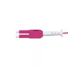 LOGILINK Uniboot Push-Pull Fiber Patch Cord LC-LC OM4, 0,5 m