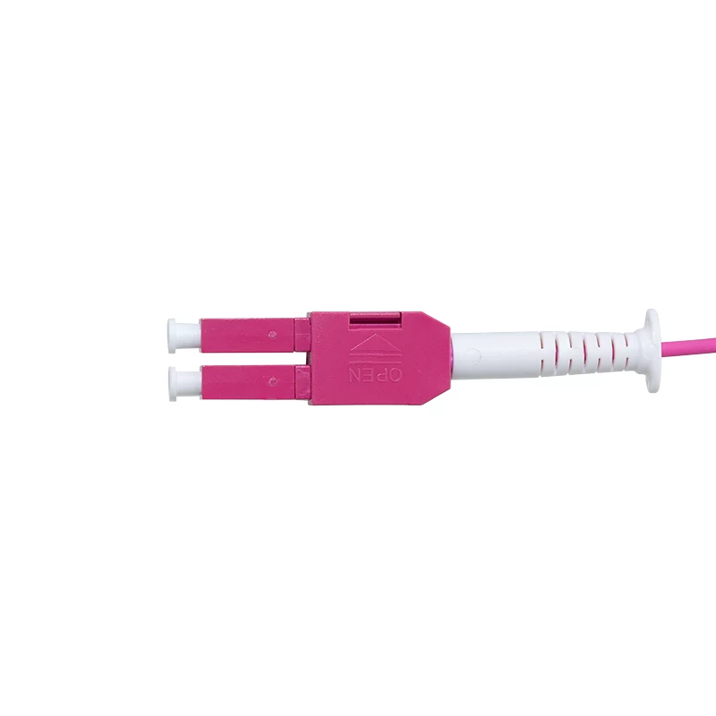 LOGILINK Uniboot Push-Pull Fiber Patch Cord LC-LC OM4, 0,5 m