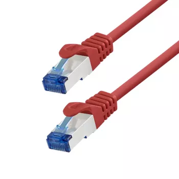 LogiLink Cat.6A S/FTP LSZH 5 m raudonas patch kabelis, EconLine