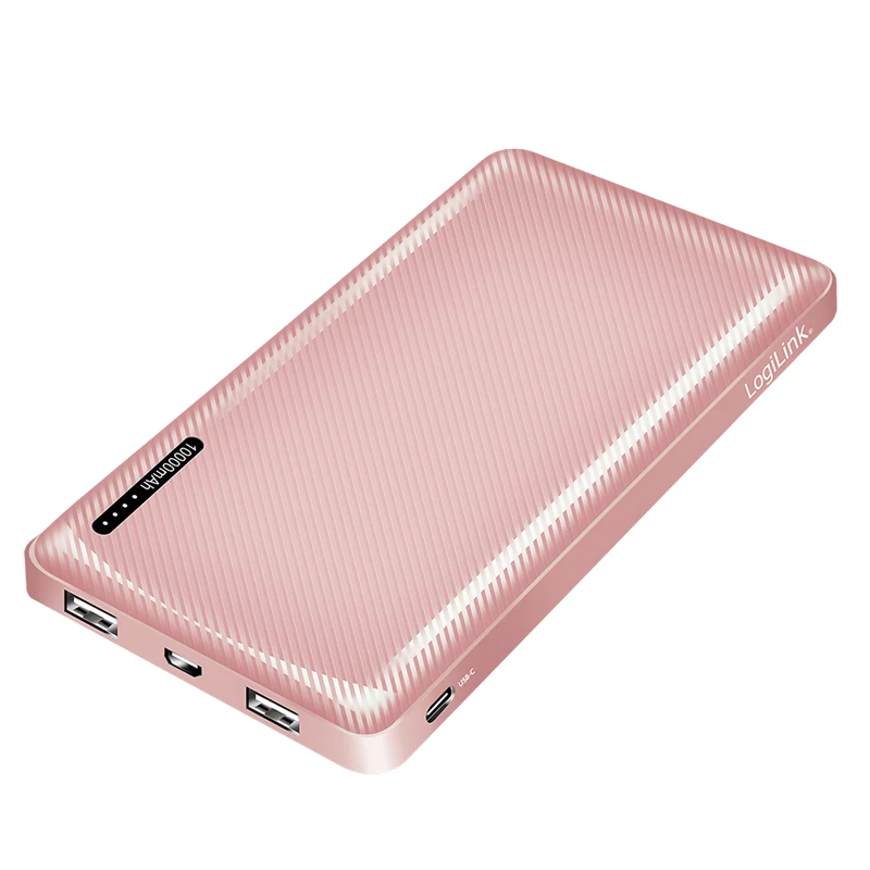 LogiLink išorinė baterija 10000 mAh LiPo USB-C PD Rose