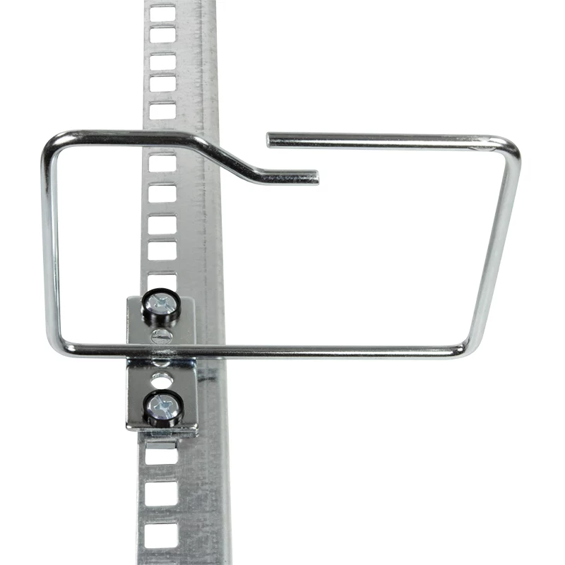 LogiLink 19 inch kabelių tvarkymo žiedas 140 x 100 mm, priekinis kabelių įvedimas