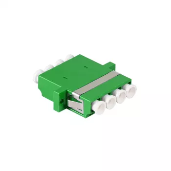 LogiLink LC Quad šviesolaidžio adapterių rinkinys, 12 vnt., žali, su flanšu, SC Duplex Breakout