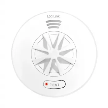 LogiLink SC0232 šilumos detektorius baltas 85 dB signalas A1 klasė 54-65°C maitinamas baterija