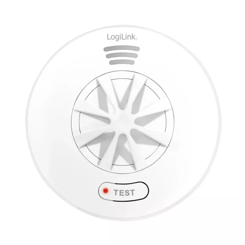 LogiLink SC0232 šilumos detektorius baltas 85 dB signalas A1 klasė 54-65°C maitinamas baterija