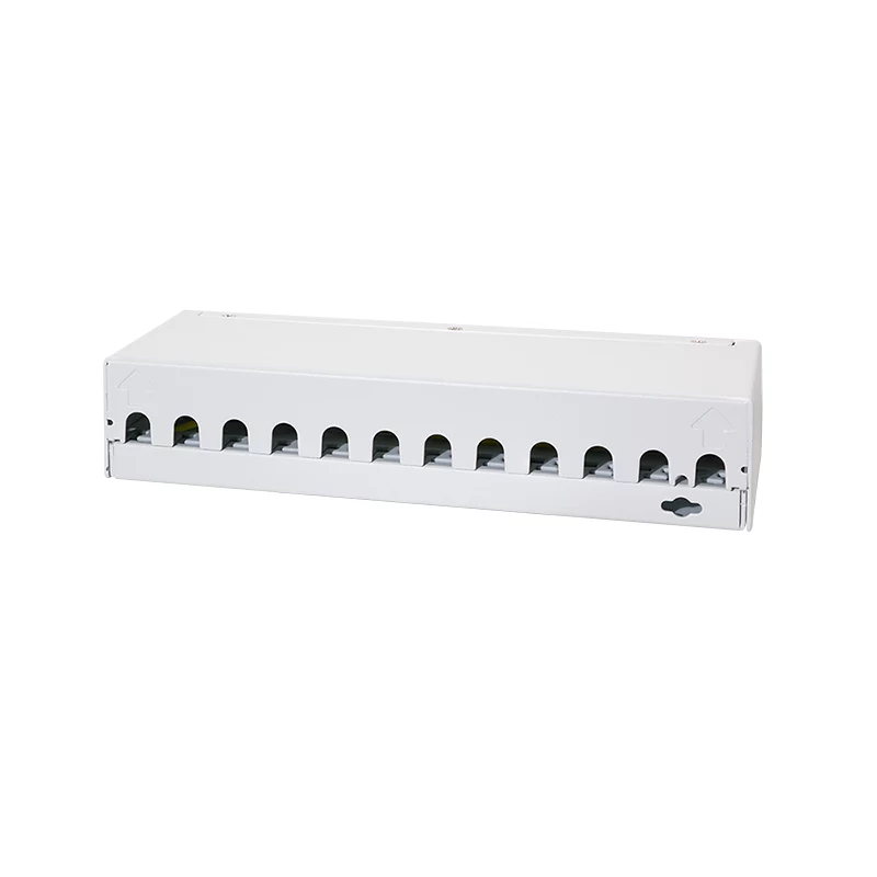 LogiLink NK4093 12 prievadų Cat.6A stalinis skydelis, šviesiai pilkas (RAL 7035), ekranuotas, besraigtis plienas