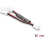 Delock Y-Splitter ventiliatoriaus laidas 1x 2 kontaktų „Female“ į 2x 2 kontaktų „Male“, 10 cm