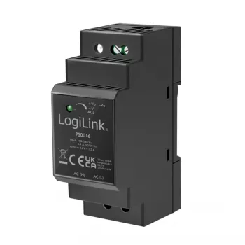 LogiLink PS0016 DIN bėgio maitinimo šaltinis, 36 W 24 V