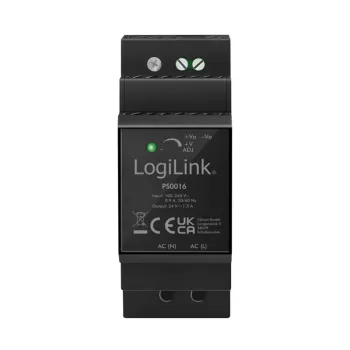 LogiLink PS0016 DIN bėgio maitinimo šaltinis, 36 W 24 V