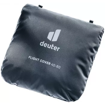 DEUTER dangtelis skrydžio dėžutei - juodas apsauginis dangtelis nuo dulkių ir įbrėžimų su angomis rankenoms