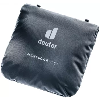 DEUTER dangtelis skrydžio dėžutei - juodas apsauginis dangtelis nuo dulkių ir įbrėžimų su angomis rankenoms