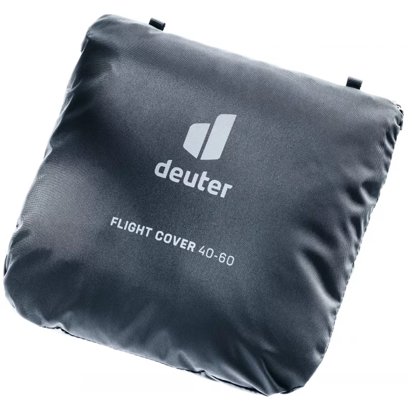 DEUTER dangtelis skrydžio dėžutei - juodas apsauginis dangtelis nuo dulkių ir įbrėžimų su angomis rankenoms