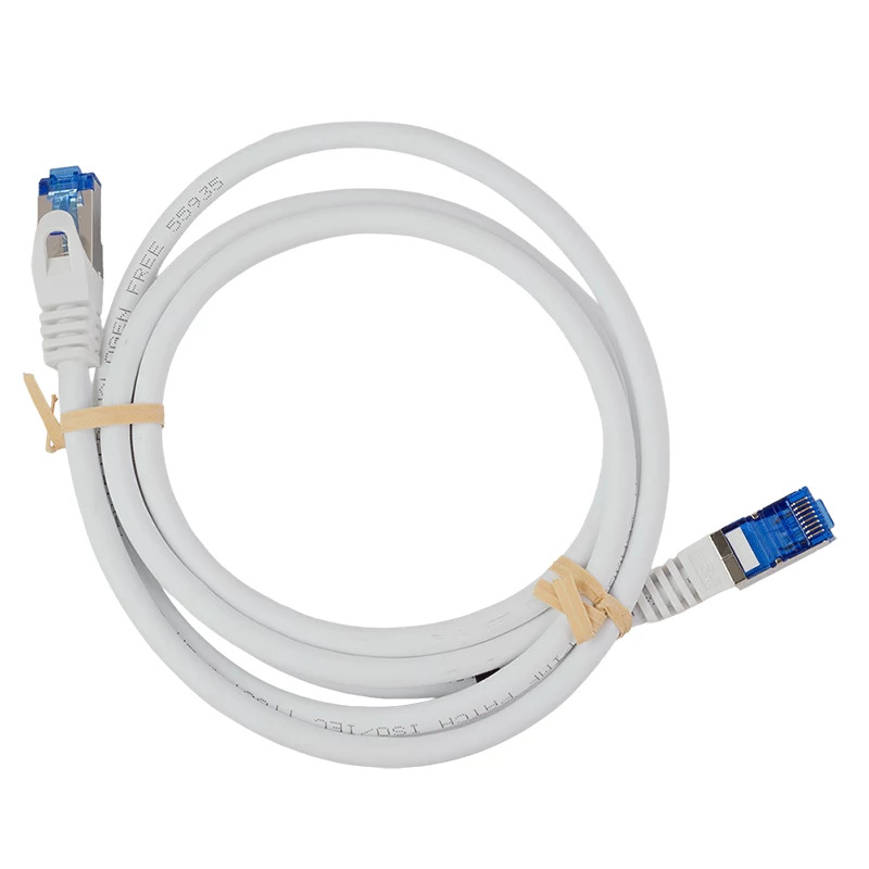 LogiLink Cat.6A S/FTP LSZH Patch Laidas, baltas, 5 m, EconLine