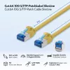 LogiLink SlimLine Cat.6A S/FTP LSZH laidinis kabelis, geltonas, 5m