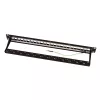 LogiLink Modular 24-Port Cat.6A Keystone Patch Panel, 19 colio/1U, juodas, EconLine