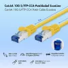 LogiLink Cat.6A S/FTP LSZH 5 m geltonas jungiamasis laidas, CCA, EconLine