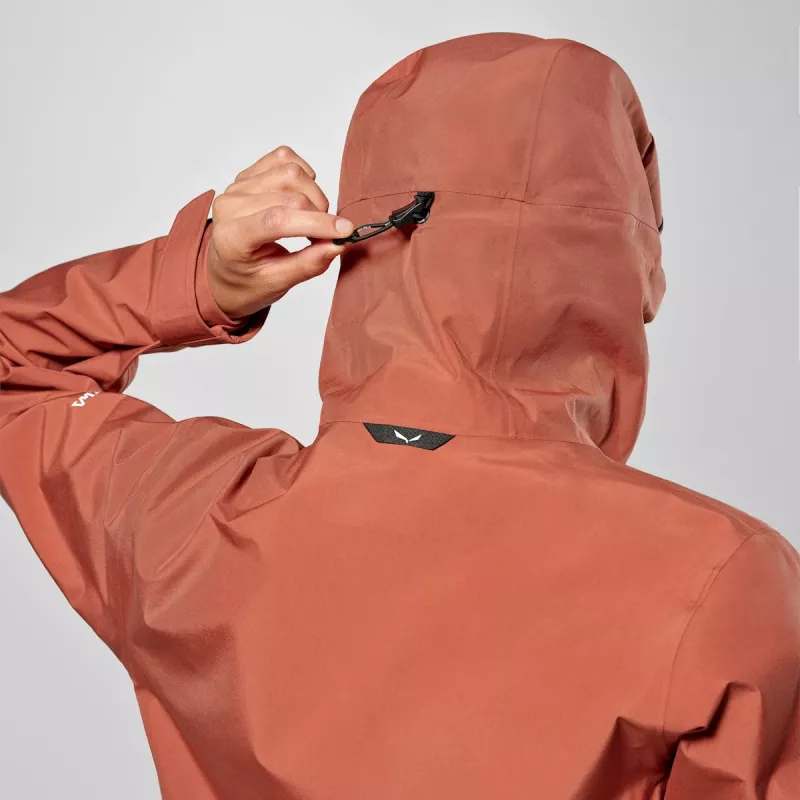 Salewa Puez GTX 3L ePE moterų hardshell striukė Etruscan Red 38 (M)