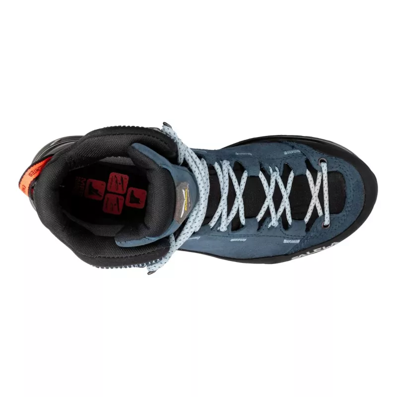 Salewa moteriški tamsaus džinsinio audinio kulkšnies batai juodi UK 5.5 (EU 38.5)