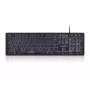Perixx PERIBOARD-317 laidinis apšviestas klaviatūra, juoda, 105 klavišų QWERTY, balta LED, USB
