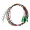 LogiLink Fiber Pigtail rinkinys 12 x LC/APC OS2 (G657.A1), 2 m, spalvotas, žalias jungiklis