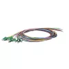 LogiLink Fiber Pigtail rinkinys 12 x LC/APC OS2 (G657.A1), 2 m, spalvotas, žalias jungiklis
