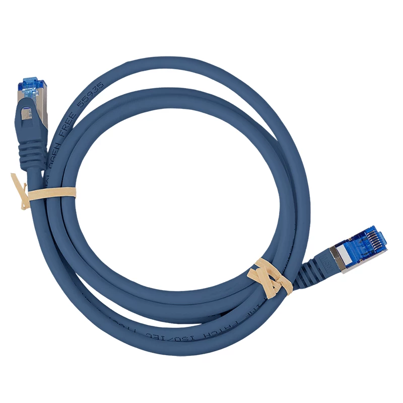 LogiLink EconLine Cat.6A S/FTP LSZH Patch Cable, CCA, mėlynas, 7,5 m