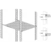 EFB Elektronik 691641FTS.10 19 inch 0,5U fiksuota lentyna stelažui, 70 kg apkrova, 750-850 mm gylis, juoda (RAL 9005)