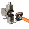 EFB ELEKTRONIK Cat.6A/Cat.7/Cat.7A ekranuotas „Keystone“ lizdas, be įrankių, cinko liejinys, RJ45, 500 MHz, 10G, T568A/B, auksu padengtas, juodas