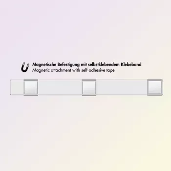 LogiLink LED šviestuvas po spintele su PIR jutikliu, itin plonas, 400mm, 160lm, šilta balta