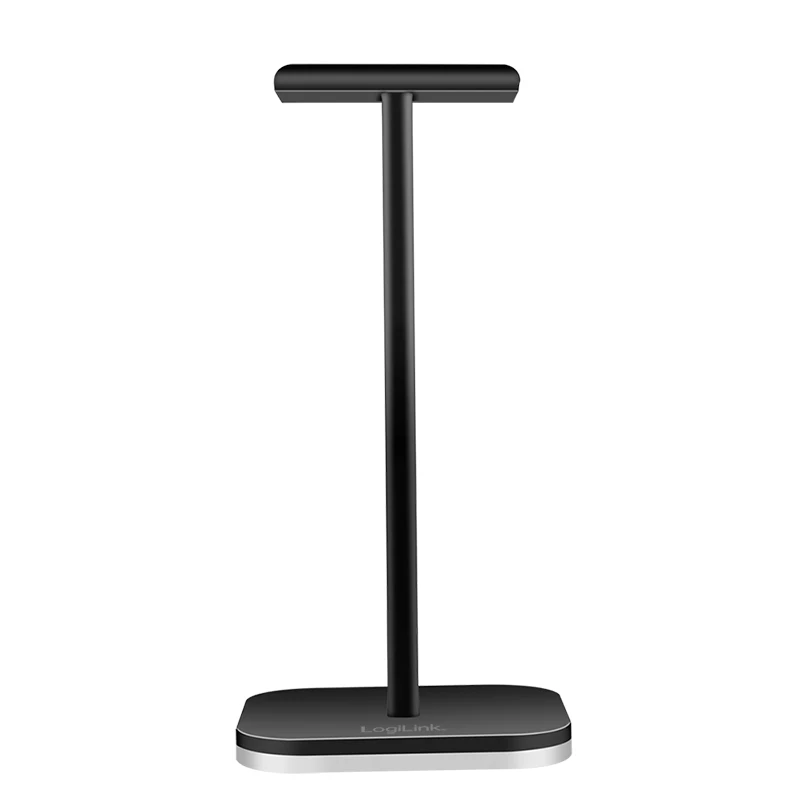 LogiLink Ausinių stovas su RGB apšvietimu, juodas