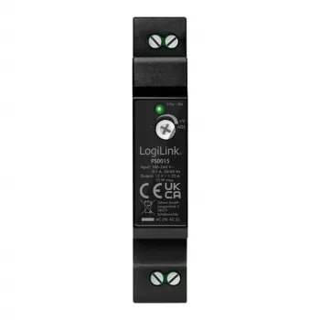 LOGILINK DIN Rail maitinimo šaltinis 15 W / 12 V