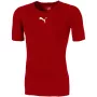 Puma LIGA Baselayer trumpomis rankovėmis vyriški marškinėliai raudoni 655918 01 XL