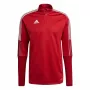 adidas Tiro 21 treniruočių viršus vyrams, raudonas, 2XL, GH7303