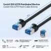 LogiLink SlimLine Cat.6A S/FTP LSZH 10 m tinklo laidas, juodas
