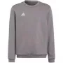 adidas Entrada 22 Sweat Top vaikų pilkas megztinis H57477 (116 cm)