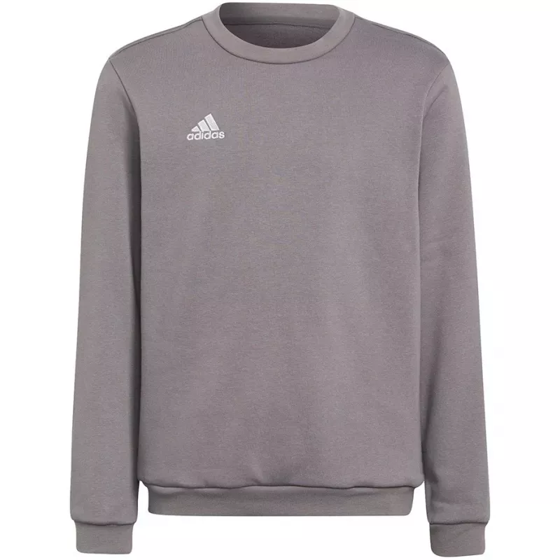 adidas Entrada 22 Sweat Top vaikų pilkas megztinis H57477 (116 cm)