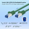 LogiLink Cat.6A S/FTP LSZH 7,5 m jungiamasis laidas, CCA, žalias, EconLine