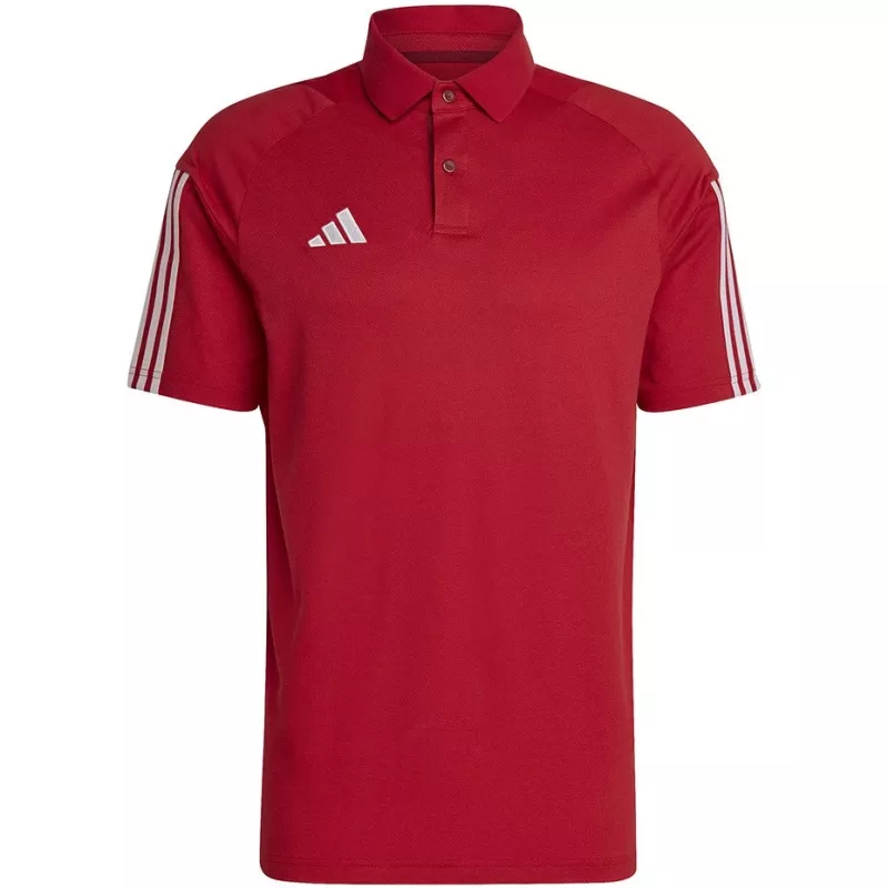 adidas Tiro 23 Competition polo, Team Power Red/Baltas, L