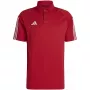 adidas Tiro 23 Competition polo, Team Power Red/Baltas, L