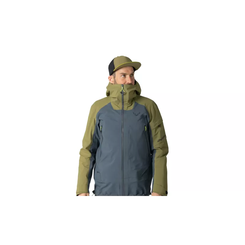 Dynafit Tigrad GTX vyriška hardshell striukė GORE-TEX Military Green XL