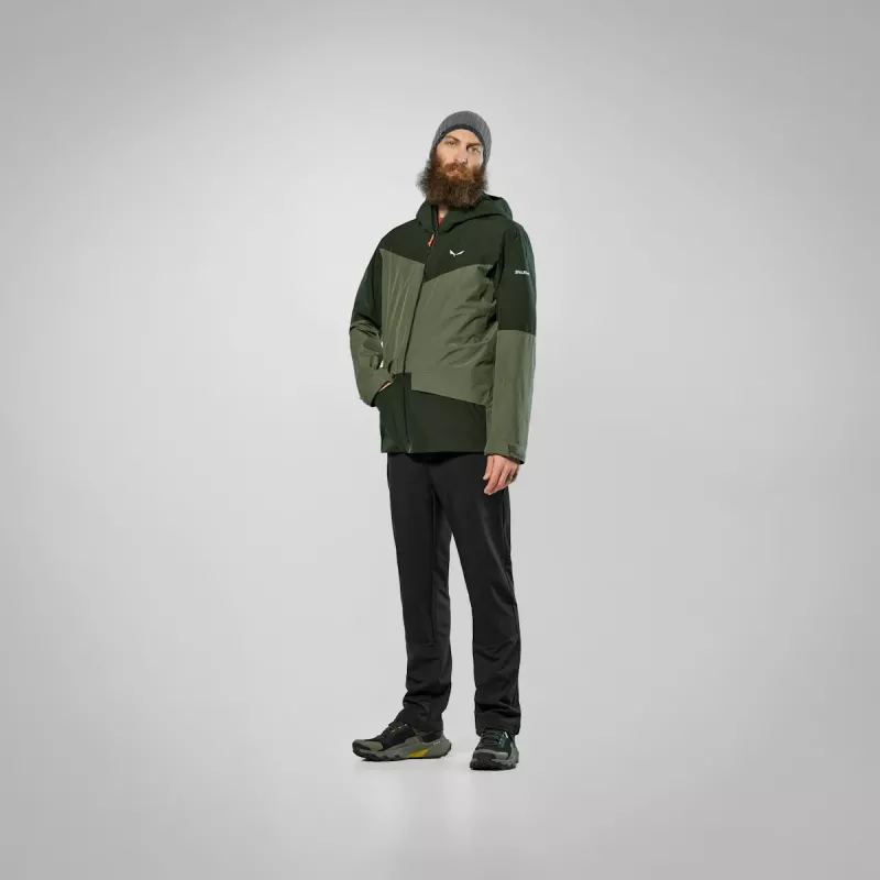 Salewa Puez GTX 2L vyriška hardshell striukė tamsiai alyvuoginė, dydis L