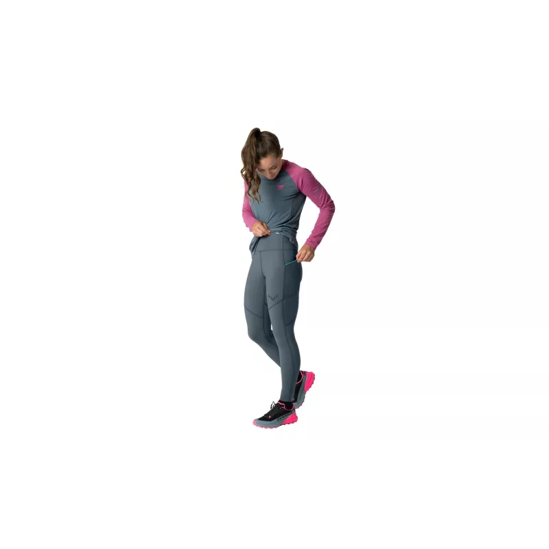 SALEWA Dynafit Ultra Tights moteriškos bėgimo kelnės Cinder dydis L