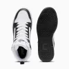 Puma Rebound V6 Mid vaikiški sportbačiai White Black 393831 01 38 dydis