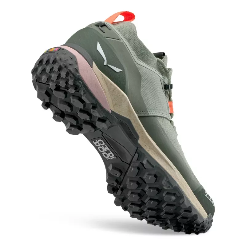 Salewa Puez 2 Knit PTX moteriški žemi žygio batai - Shadow/Olive - EU 41