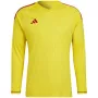 adidas Tiro 23 Competition ilgomis rankovėmis vyrų vartininko marškinėliai saulės geltoni HK7696