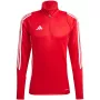adidas Tiro 24 treniruočių marškinėliai Team Power Red 2XL vyriški, slim fit, AEROREADY