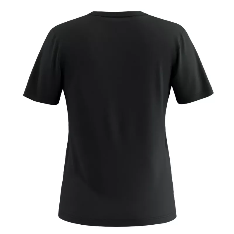 Salewa moterų Solid Dry marškinėliai juodi (Black Out) L dydis
