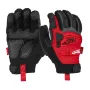 Milwaukee M/8 Sustiprintos darbo pirštinės - atsparumo pjūviui C lygis, nitrilu dengtos, juodos/raudonos
