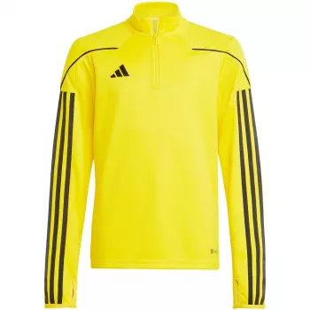 adidas Tiro 23 League treniruočių viršus jaunimui geltona juoda IC7880 140cm